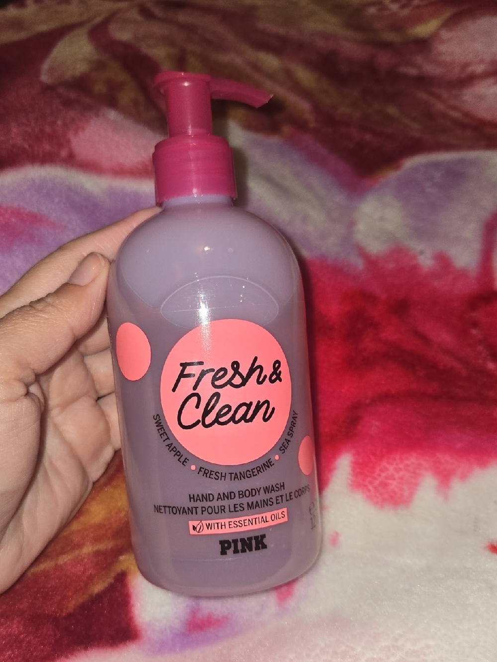 PINK Victoria's Secret Fresh & Clean Hand & Body Wash - Pink Pump Bottle